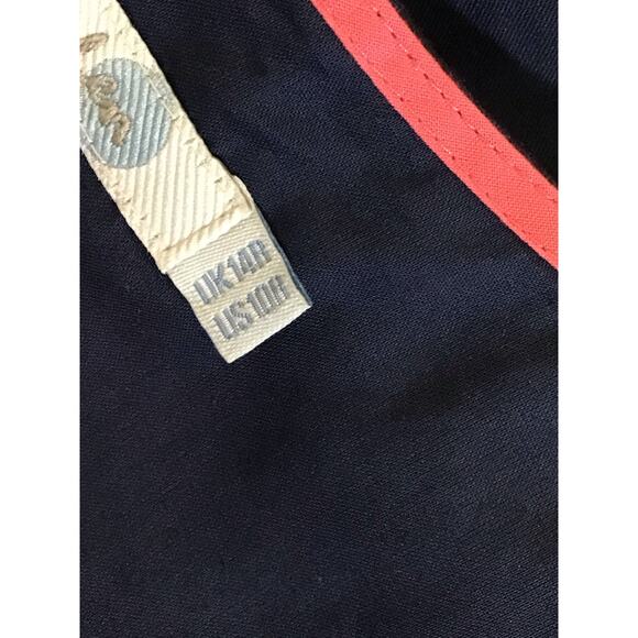 Boden Women Cotton Sleeveless Bow Shift Dress Women's Size 10 Blue - Picture 10 of 11